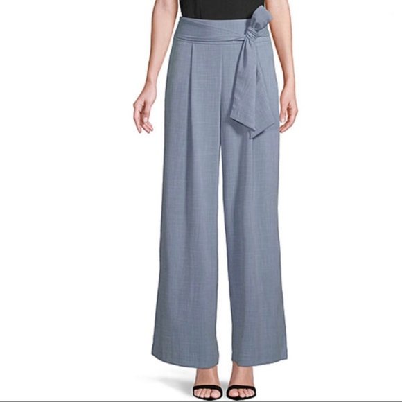 Worthington Pants - Worthington Wide Leg Side Zipper Matching Tie Belt Retro Pants Various Sizes NWT